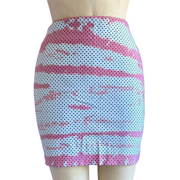 Womens Skirt Size Small Reworked Pencil Hippie Chic Festival Office Hippy Summer - Picture 1 of 7